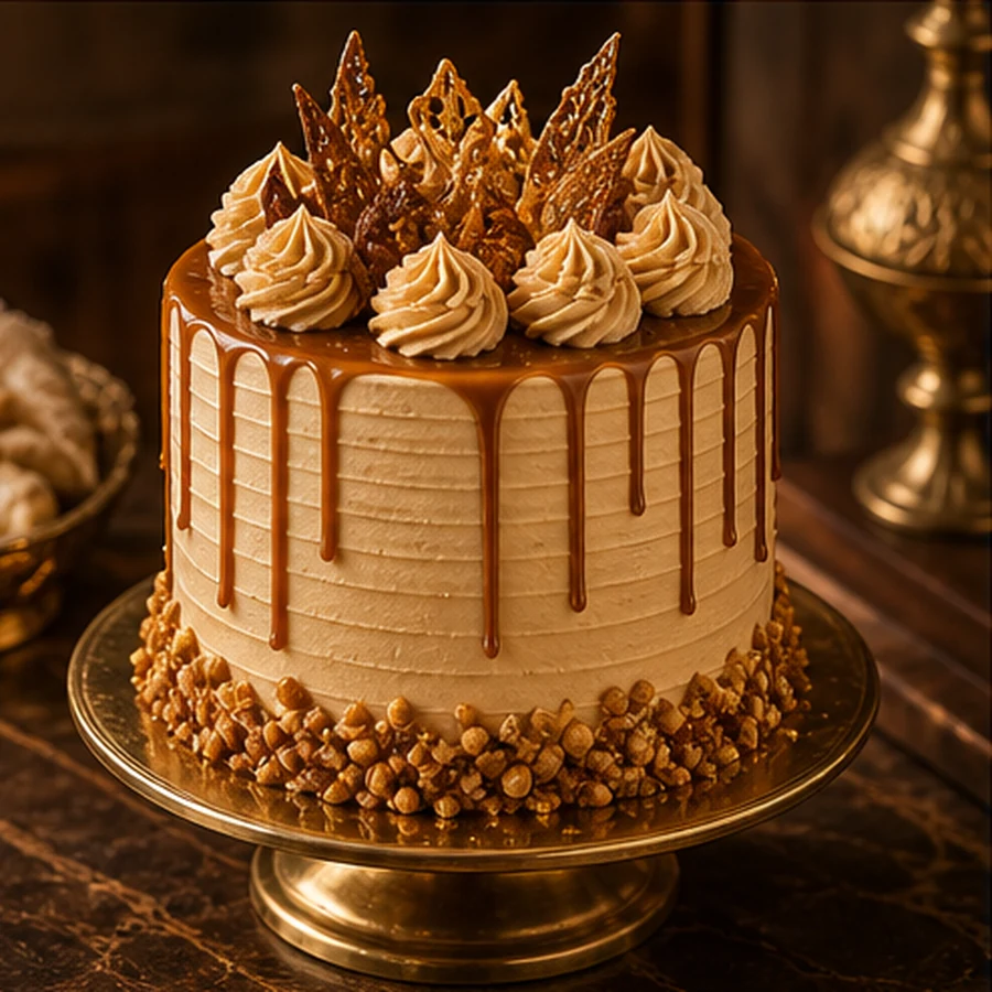Birthday Caramel Cake