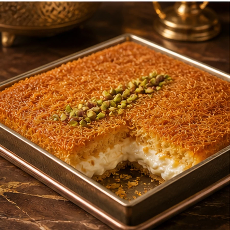 Kunafa Cream Tray