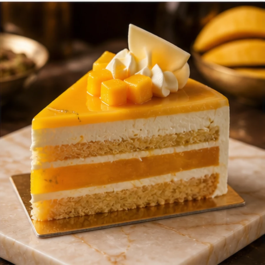 Mango Vanilla Gateau